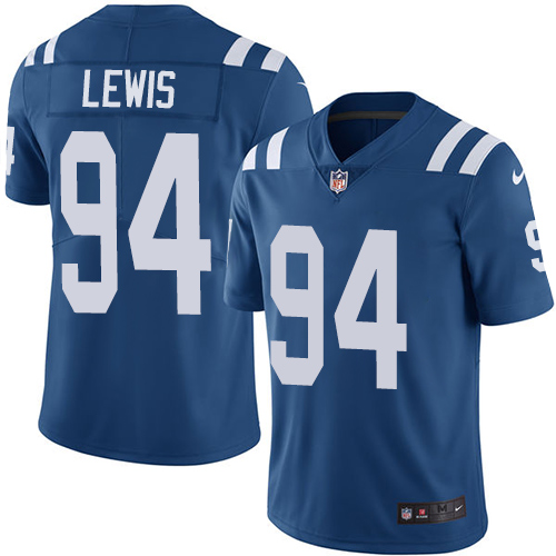 Indianapolis Colts 94 Limited Tyquan Lewis Royal Blue Nike NFL Home Men Vapor Untouchable jerseys